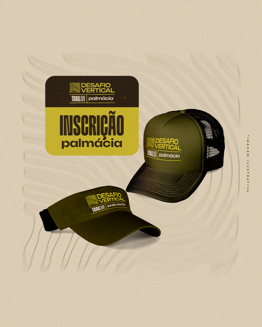 Kit Pro Boné/Viseira: Trail Run Palmácia 2025 (3ª Etapa)