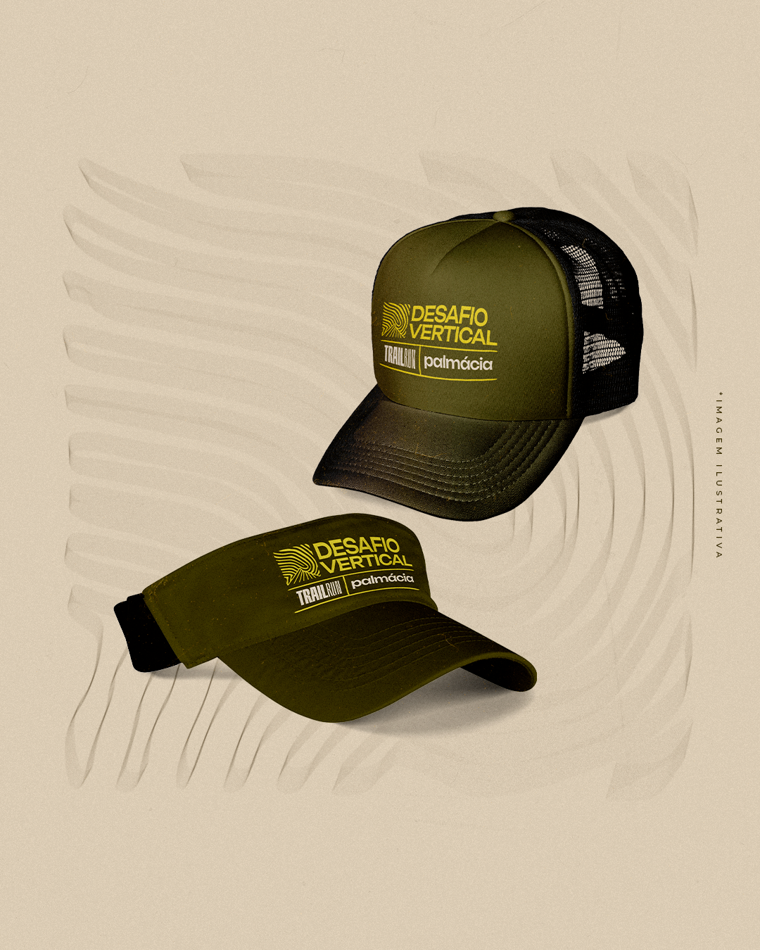 Boné ou Viseira Kit: Trail Run Palmácia 2025 (3ª Etapa)